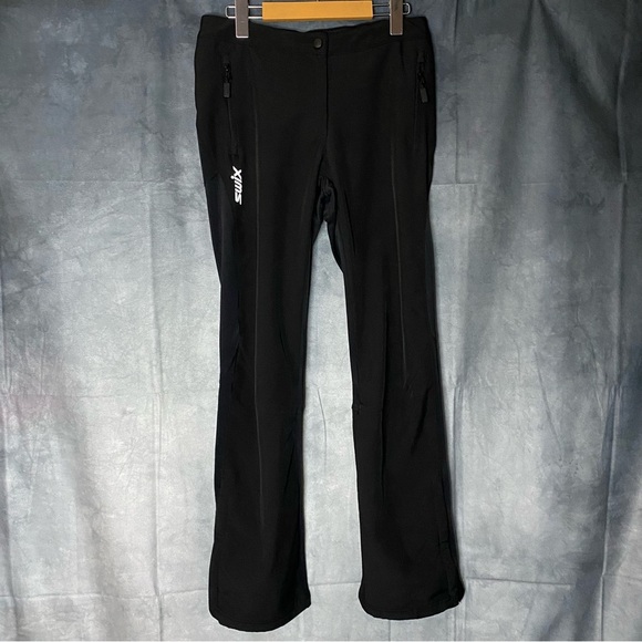 Swix Pants Womens M Black Tight Base Layer Skiing Ski Outdoors Ladies 30 x 30 - Picture 1 of 14